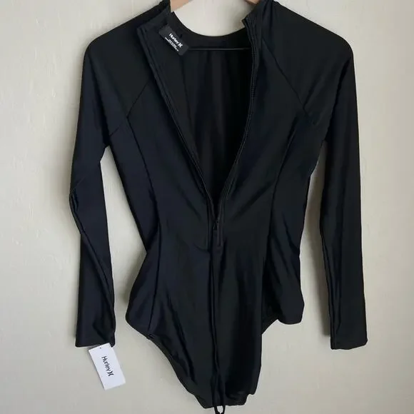 NEW Hurley quick dry long sleeve rash guard surf suit medium - Picture 7 of 13